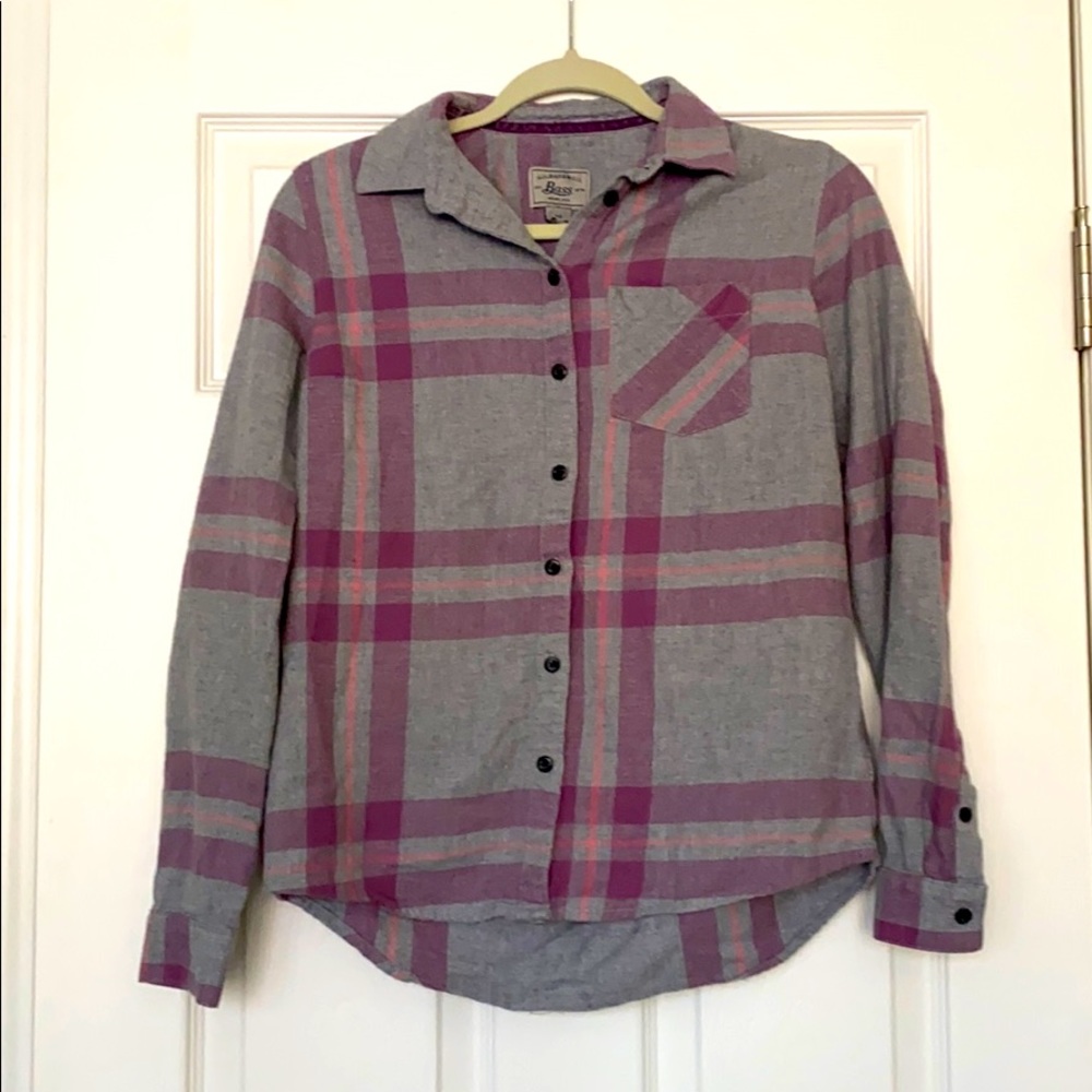 G.H. Bass & CO button down flannel